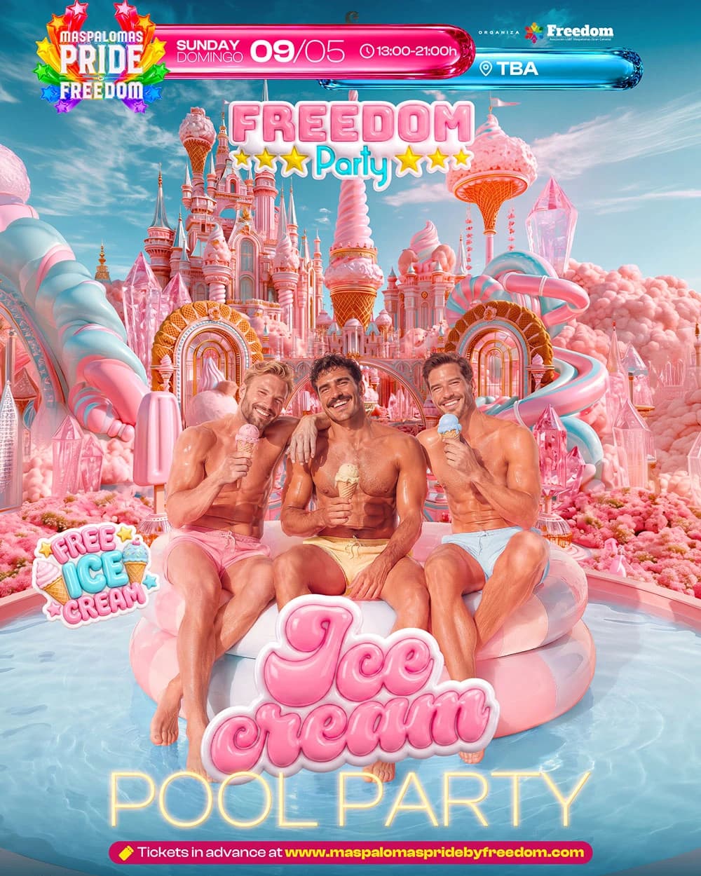 Ice Cream Pool Party